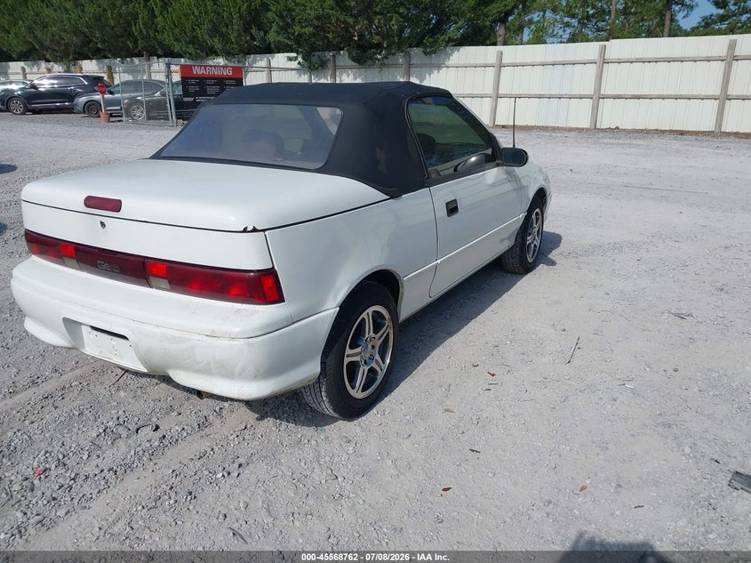 1993 Geo Metro VIN JG1MR3367PK204133 IAAI salvage auction — NORMAL WEAR, Clear (Florida), sold $275 on 2026-07-16 (photo 4)