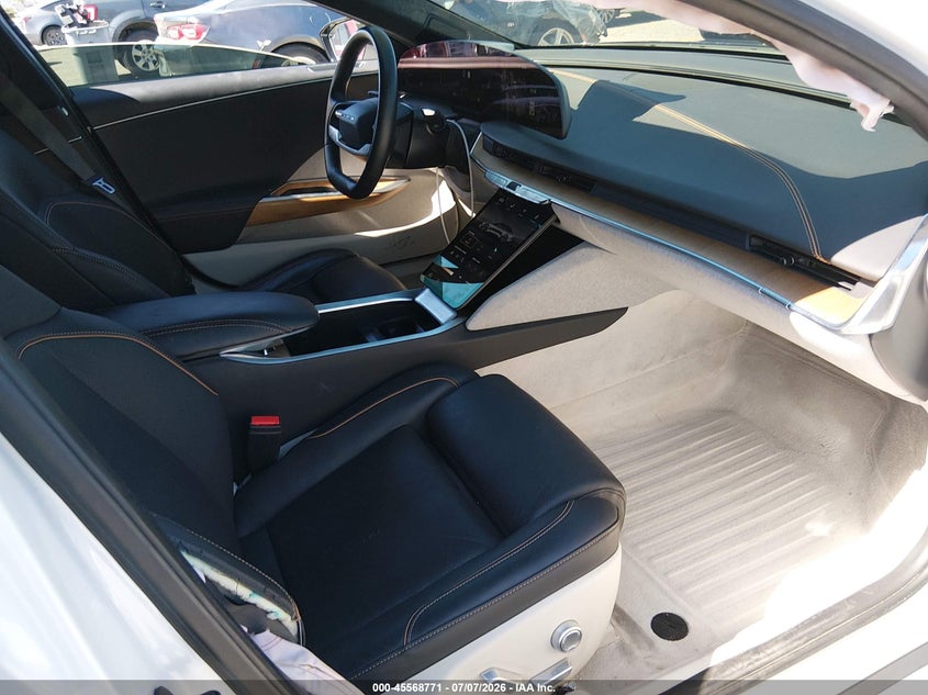 2023 Lucid Air VIN 50EA1TEA4PA005500 IAAI salvage auction — REAR END, Wait Title, sold $13,300 on 2026-09-01 (photo 5)