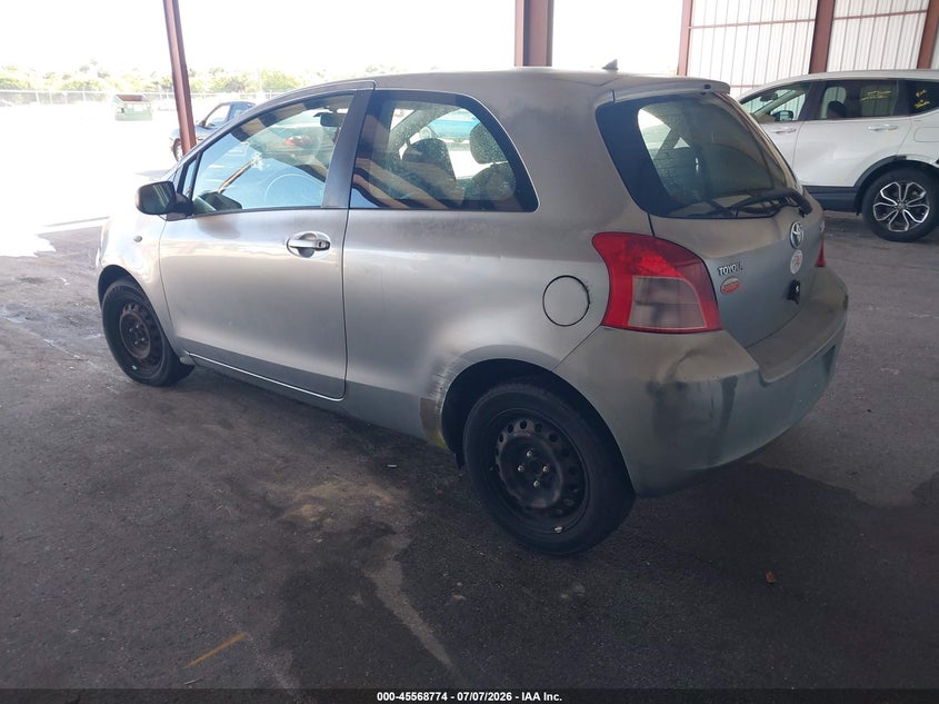 2007 Toyota Yaris VIN JTDJT923575110823 IAAI salvage auction — NORMAL WEAR, Clear (Florida), sold $450 on 2026-07-29 (photo 3)