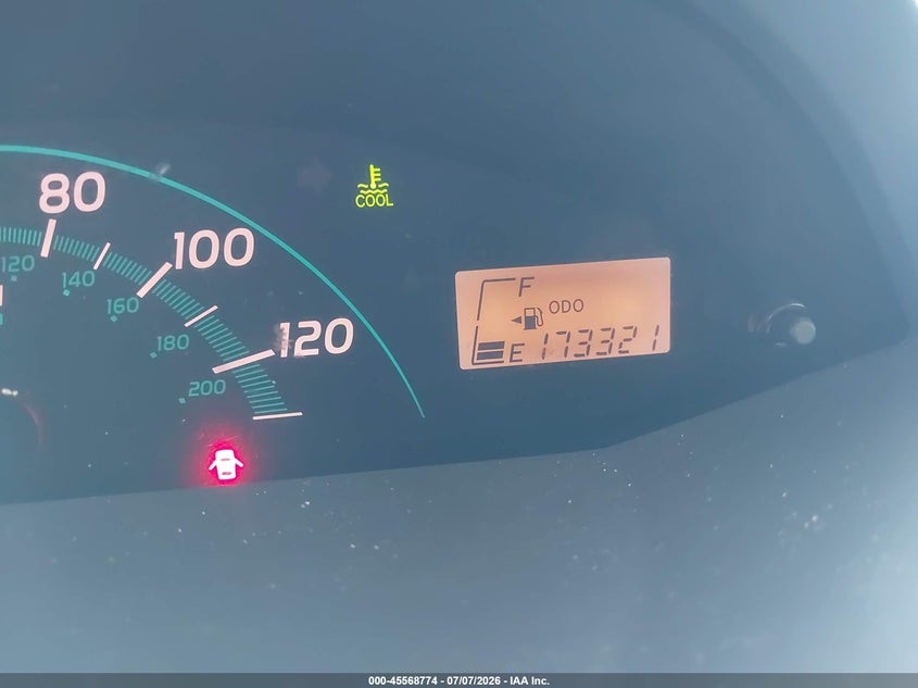 2007 Toyota Yaris VIN JTDJT923575110823 IAAI salvage auction — NORMAL WEAR, Clear (Florida), sold $450 on 2026-07-29 (photo 7)