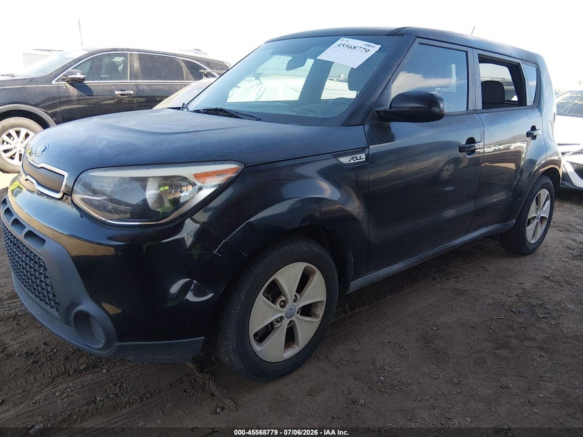 2015 Kia Soul VIN KNDJN2A22F7786479 IAAI salvage auction — NORMAL WEAR, Clear-Dealer Only (Arizona), sold $400 on 2026-07-28 (photo 2)