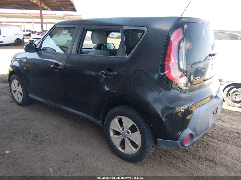 2015 Kia Soul VIN KNDJN2A22F7786479 IAAI salvage auction — NORMAL WEAR, Clear-Dealer Only (Arizona), sold $400 on 2026-07-28 (photo 3)