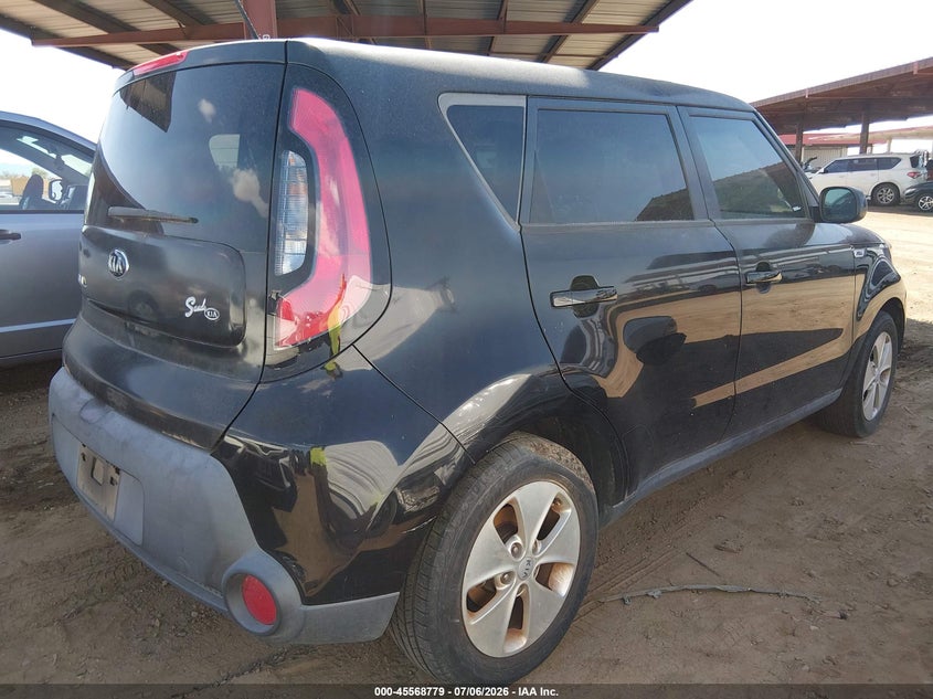 2015 Kia Soul VIN KNDJN2A22F7786479 IAAI salvage auction — NORMAL WEAR, Clear-Dealer Only (Arizona), sold $400 on 2026-07-28 (photo 4)