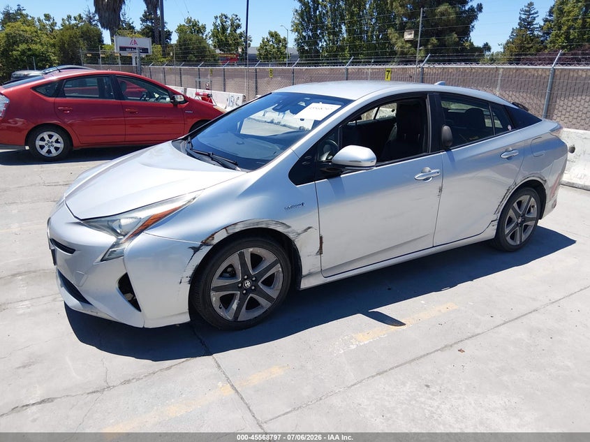2016 Toyota Prius VIN JTDKARFU7G3008058 IAAI salvage auction — NORMAL WEAR, Salvage (California), sold $2,975 on 2026-07-29 (photo 2)