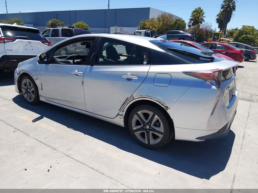 2016 Toyota Prius VIN JTDKARFU7G3008058 IAAI salvage auction — NORMAL WEAR, Salvage (California), sold $2,975 on 2026-07-29 (photo 3)