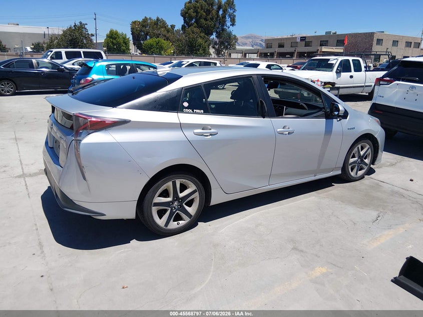 2016 Toyota Prius VIN JTDKARFU7G3008058 IAAI salvage auction — NORMAL WEAR, Salvage (California), sold $2,975 on 2026-07-29 (photo 4)
