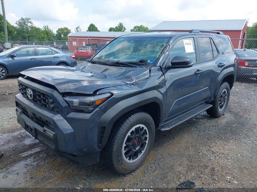 2026 Toyota 4runner VIN JTEVA5BR1T5124955 IAAI salvage auction — STORM DAMAGE, Salvage Title, sold $17,600 on 2026-07-28 (photo 2)