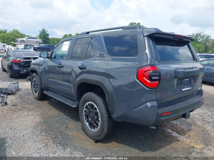 2026 Toyota 4runner VIN JTEVA5BR1T5124955 IAAI salvage auction — STORM DAMAGE, Salvage Title, sold $17,600 on 2026-07-28 (photo 3)