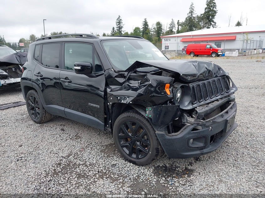 2017 Jeep Renegade VIN ZACCJABB8HPG01919 IAAI salvage auction — FRONT END, Bill Of Sale (Washington), sold $1,400 on 2026-08-12 (photo 1)