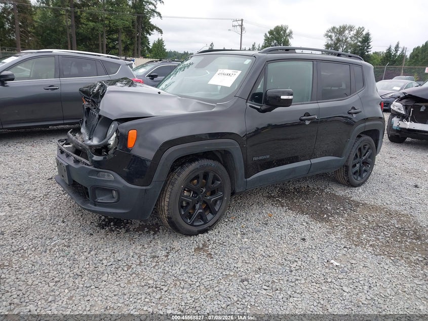 2017 Jeep Renegade VIN ZACCJABB8HPG01919 IAAI salvage auction — FRONT END, Bill Of Sale (Washington), sold $1,400 on 2026-08-12 (photo 2)