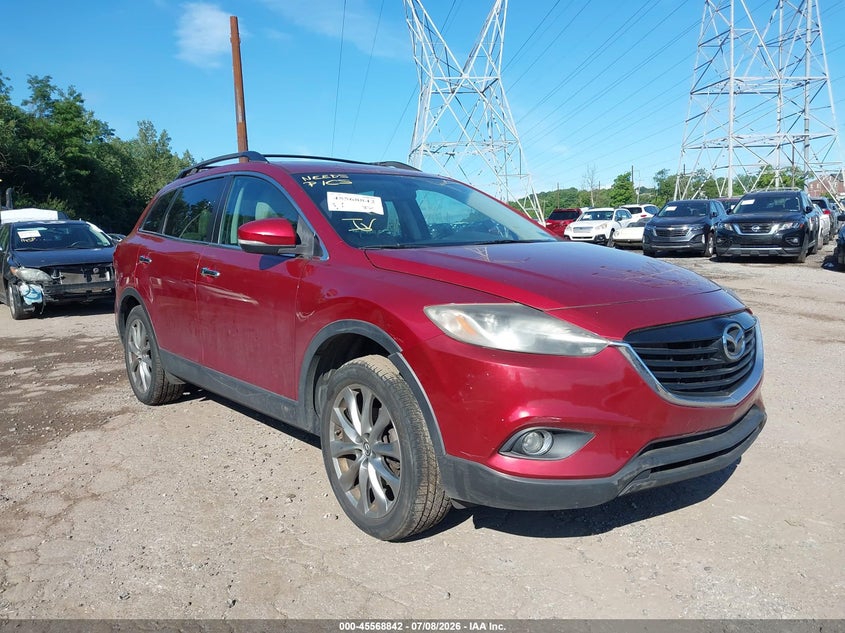 2015 Mazda Cx-9 VIN JM3TB3DV0F0461701 IAAI salvage auction — NORMAL WEAR, Clear (Pennsylvania), sold $1,025 on 2026-07-17 (photo 1)