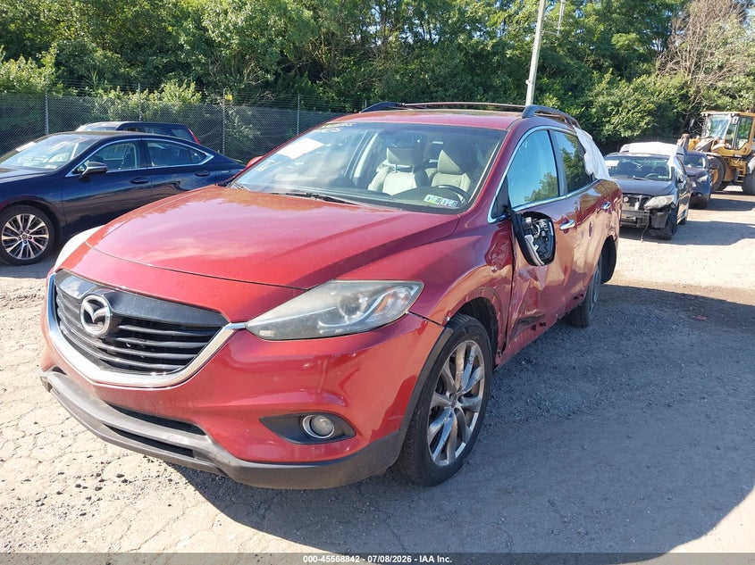 2015 Mazda Cx-9 VIN JM3TB3DV0F0461701 IAAI salvage auction — NORMAL WEAR, Clear (Pennsylvania), sold $1,025 on 2026-07-17 (photo 2)