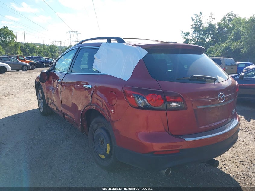2015 Mazda Cx-9 VIN JM3TB3DV0F0461701 IAAI salvage auction — NORMAL WEAR, Clear (Pennsylvania), sold $1,025 on 2026-07-17 (photo 3)