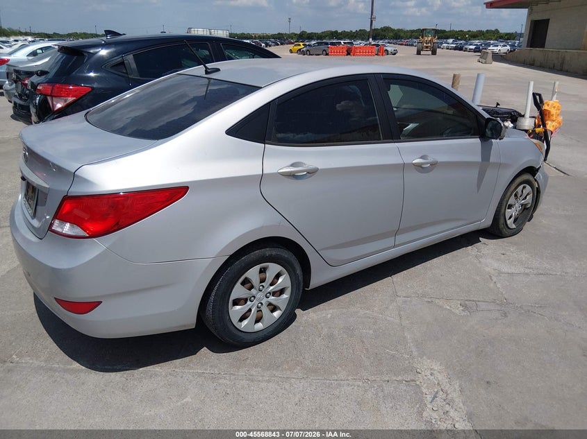 2016 Hyundai Accent VIN KMHCT4AE7GU059390 IAAI salvage auction — NORMAL WEAR, Original (Texas), sold $925 on 2026-07-20 (photo 4)
