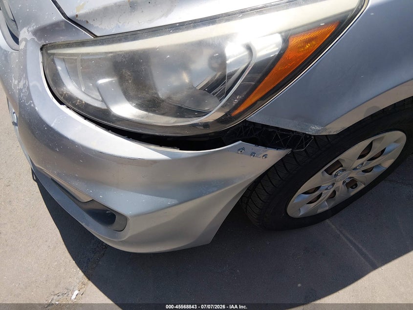 2016 Hyundai Accent VIN KMHCT4AE7GU059390 IAAI salvage auction — NORMAL WEAR, Original (Texas), sold $925 on 2026-07-20 (photo 6)
