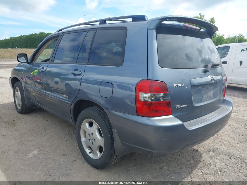2006 Toyota Highlander VIN JTEEP21A760174821 IAAI salvage auction — FRONT END, Mv-907A (New York), sold $925 on 2026-07-18 (photo 3)