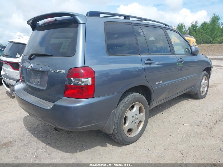 2006 Toyota Highlander VIN JTEEP21A760174821 IAAI salvage auction — FRONT END, Mv-907A (New York), sold $925 on 2026-07-18 (photo 4)