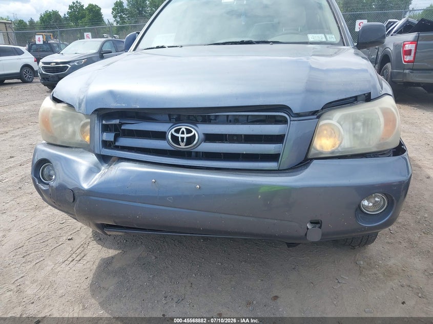 2006 Toyota Highlander VIN JTEEP21A760174821 IAAI salvage auction — FRONT END, Mv-907A (New York), sold $925 on 2026-07-18 (photo 6)