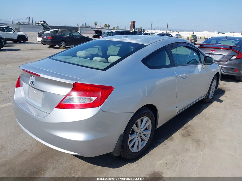 2012 Honda Civic VIN 2HGFG3B88CH536366 IAAI salvage auction — SIDE, Salvage (California), sold $1,650 on 2026-07-31 (photo 4)