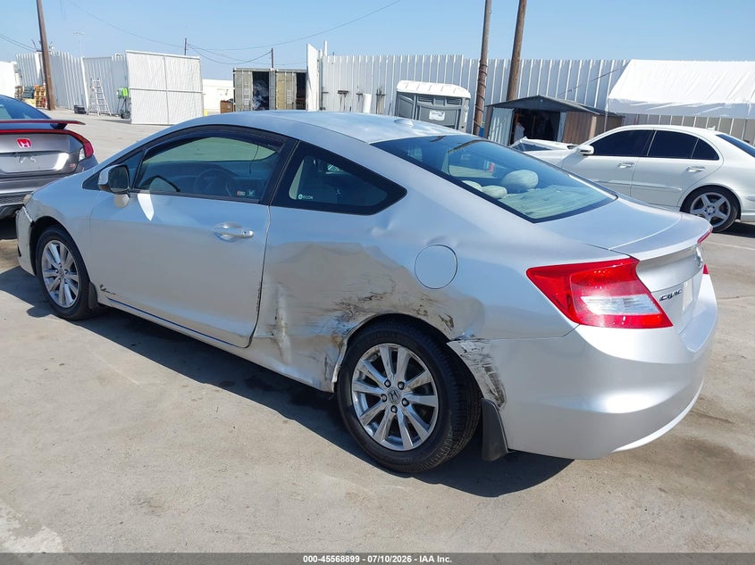 2012 Honda Civic VIN 2HGFG3B88CH536366 IAAI salvage auction — SIDE, Salvage (California), sold $1,650 on 2026-07-31 (photo 6)