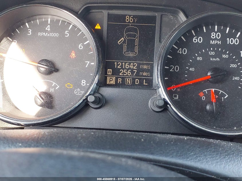 2011 Nissan Rogue VIN JN8AS5MT2BW174494 IAAI salvage auction — NORMAL WEAR, Clear (Louisiana), sold $700 on 2026-07-14 (photo 7)