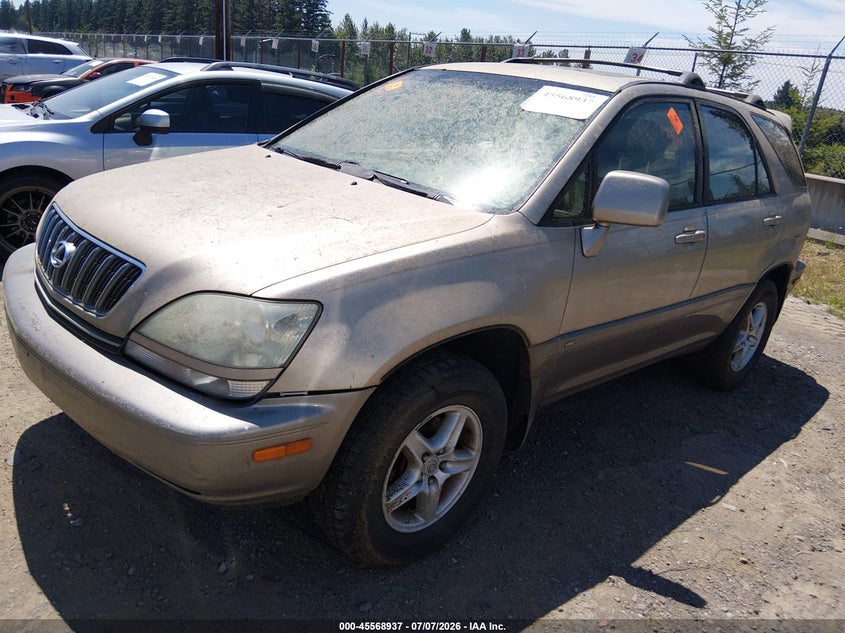 2001 Lexus Rx 300 VIN JTJHF10U810220480 IAAI salvage auction — NORMAL WEAR, Clear (Washington), sold $675 on 2026-07-15 (photo 2)