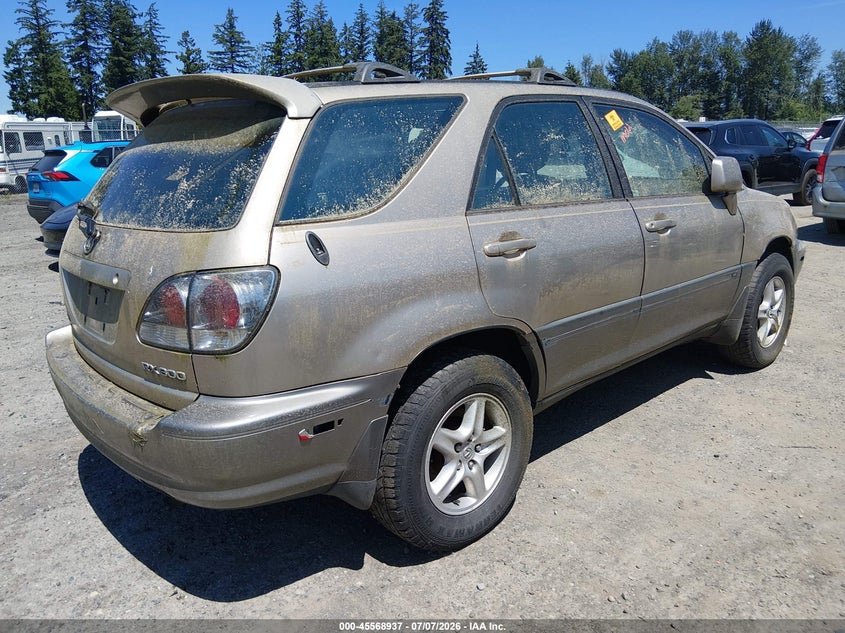 2001 Lexus Rx 300 VIN JTJHF10U810220480 IAAI salvage auction — NORMAL WEAR, Clear (Washington), sold $675 on 2026-07-15 (photo 4)