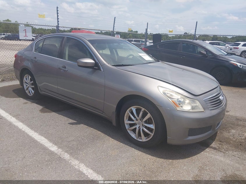 2009 Infiniti G37 VIN JNKCV61E09M308253 IAAI salvage auction — NORMAL WEAR, Clear (Louisiana), sold $1,500 on 2026-07-20 (photo 1)
