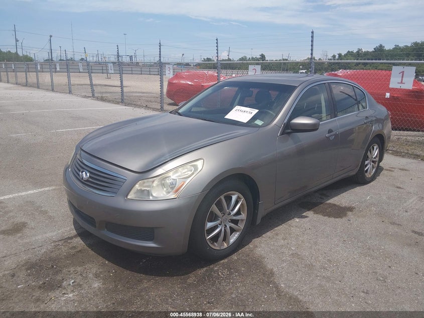 2009 Infiniti G37 VIN JNKCV61E09M308253 IAAI salvage auction — NORMAL WEAR, Clear (Louisiana), sold $1,500 on 2026-07-20 (photo 2)