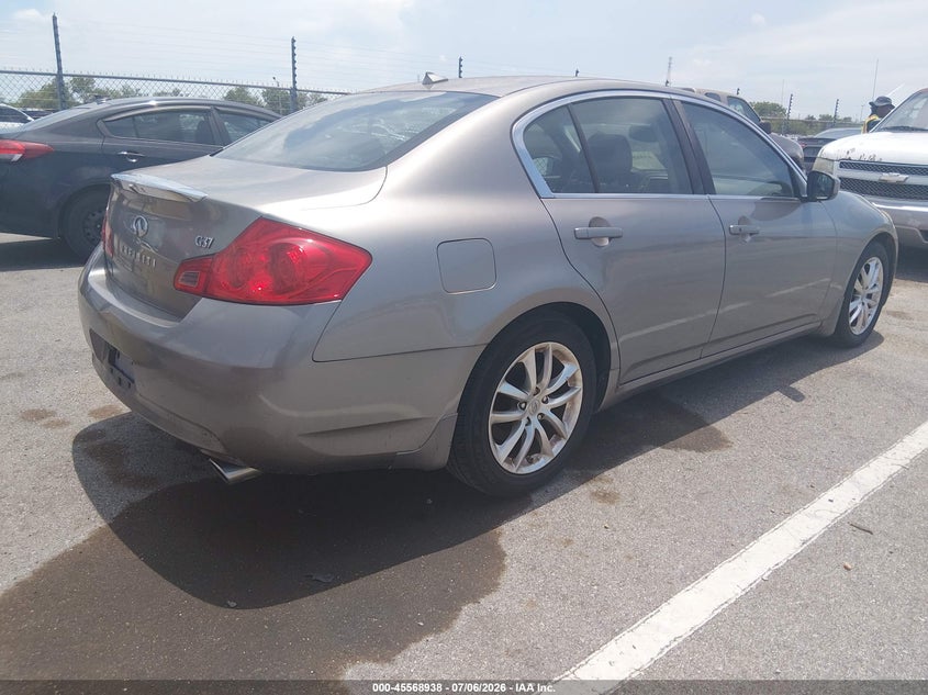 2009 Infiniti G37 VIN JNKCV61E09M308253 IAAI salvage auction — NORMAL WEAR, Clear (Louisiana), sold $1,500 on 2026-07-20 (photo 4)