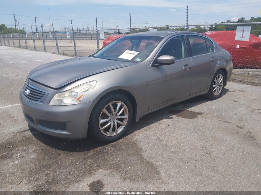 2009 Infiniti G37 VIN JNKCV61E09M308253 IAAI salvage auction — NORMAL WEAR, Clear (Louisiana), sold $1,500 on 2026-07-20 (photo 6)