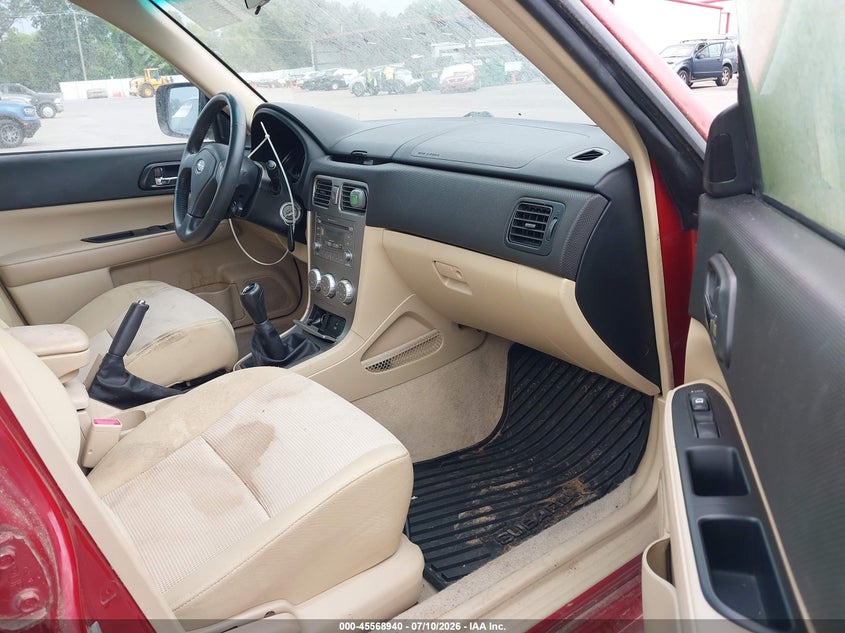 2008 Subaru Forester VIN JF1SG65638G727002 IAAI salvage auction — NORMAL WEAR, Clear (Tennessee), sold $275 on 2026-07-28 (photo 5)