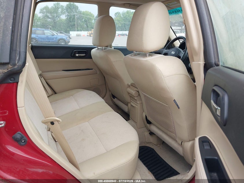 2008 Subaru Forester VIN JF1SG65638G727002 IAAI salvage auction — NORMAL WEAR, Clear (Tennessee), sold $275 on 2026-07-28 (photo 8)