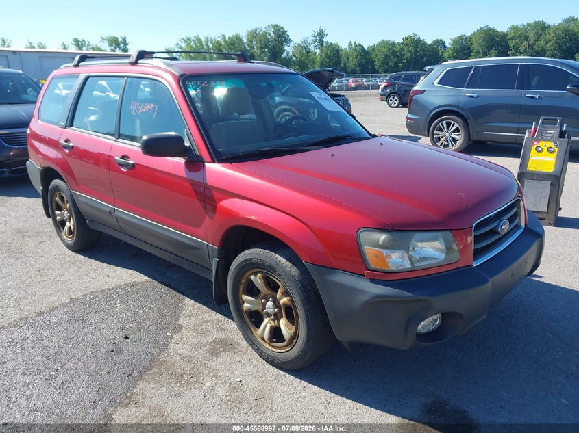 2004 Subaru Forester VIN JF1SG636X4H752566 IAAI salvage auction — LEFT SIDE, Mv-907A (New York), sold $425 on 2026-07-28 (photo 1)