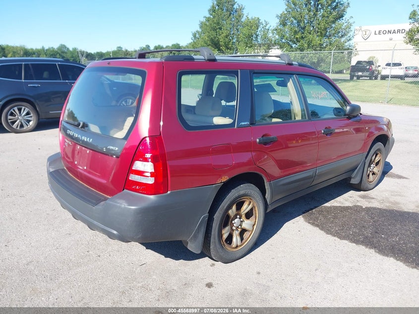 2004 Subaru Forester VIN JF1SG636X4H752566 IAAI salvage auction — LEFT SIDE, Mv-907A (New York), sold $425 on 2026-07-28 (photo 4)