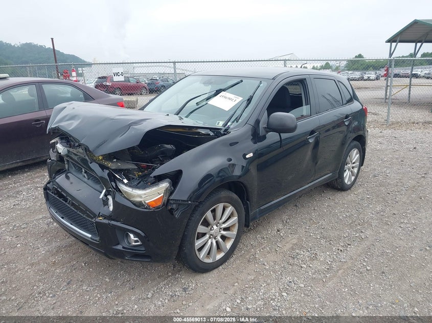 2011 Mitsubishi Outlander VIN JA4AR4AU1BZ015473 IAAI salvage auction — FRONT END, Salvage (Pennsylvania), sold $425 on 2026-07-21 (photo 2)