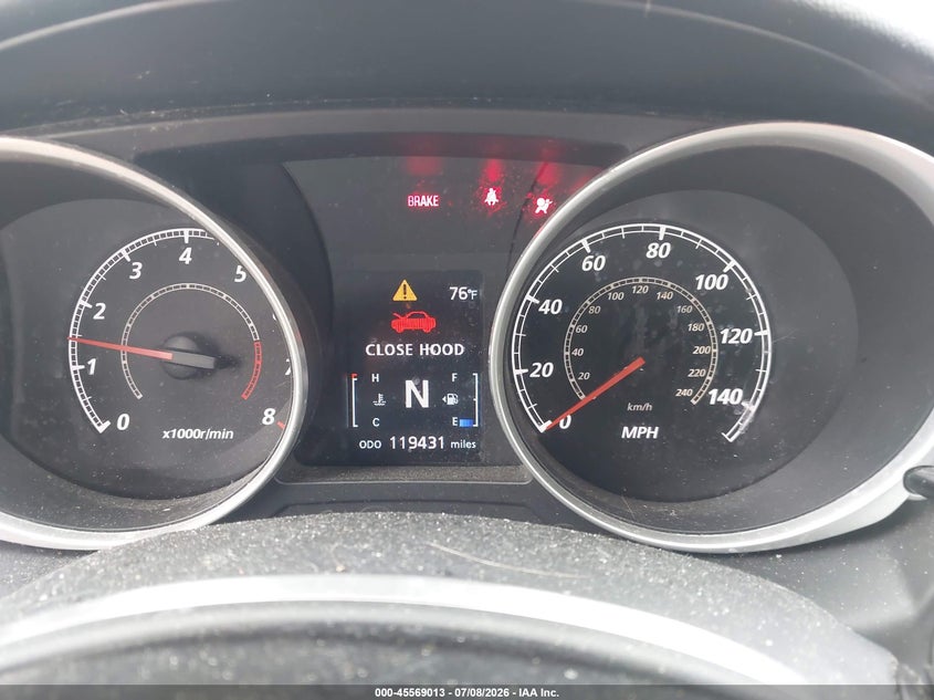 2011 Mitsubishi Outlander VIN JA4AR4AU1BZ015473 IAAI salvage auction — FRONT END, Salvage (Pennsylvania), sold $425 on 2026-07-21 (photo 7)