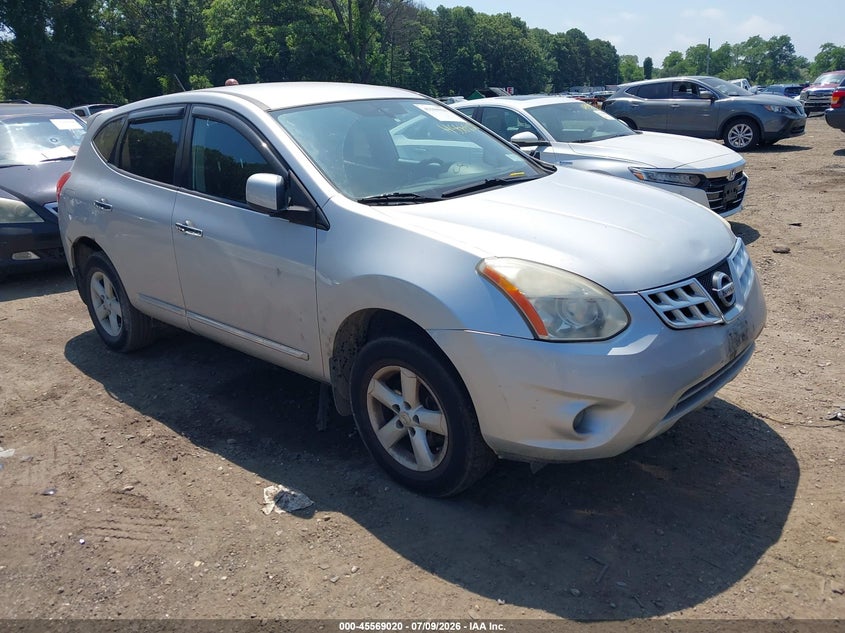 2013 Nissan Rogue sport VIN JN8AS5MV4DW647591 IAAI salvage auction — REAR END, Clear (New York), sold $425 on 2026-07-14 (photo 1)