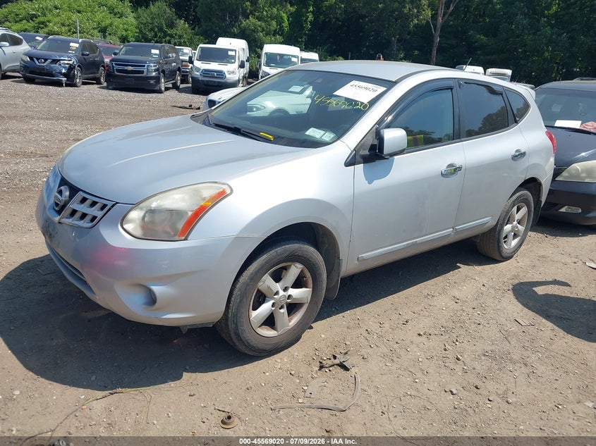 2013 Nissan Rogue sport VIN JN8AS5MV4DW647591 IAAI salvage auction — REAR END, Clear (New York), sold $425 on 2026-07-14 (photo 2)