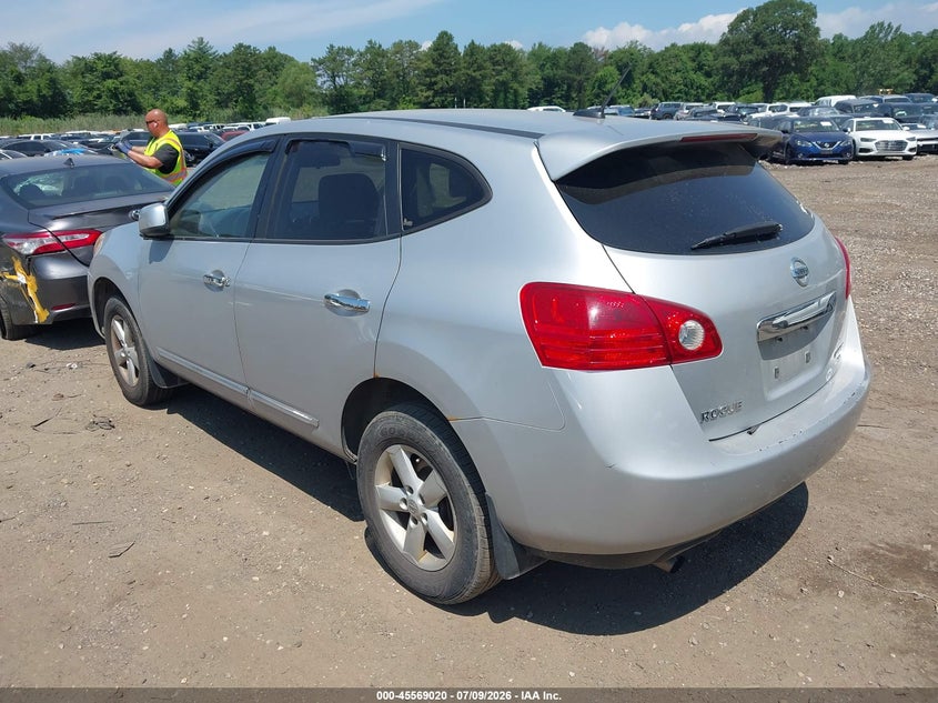 2013 Nissan Rogue sport VIN JN8AS5MV4DW647591 IAAI salvage auction — REAR END, Clear (New York), sold $425 on 2026-07-14 (photo 3)