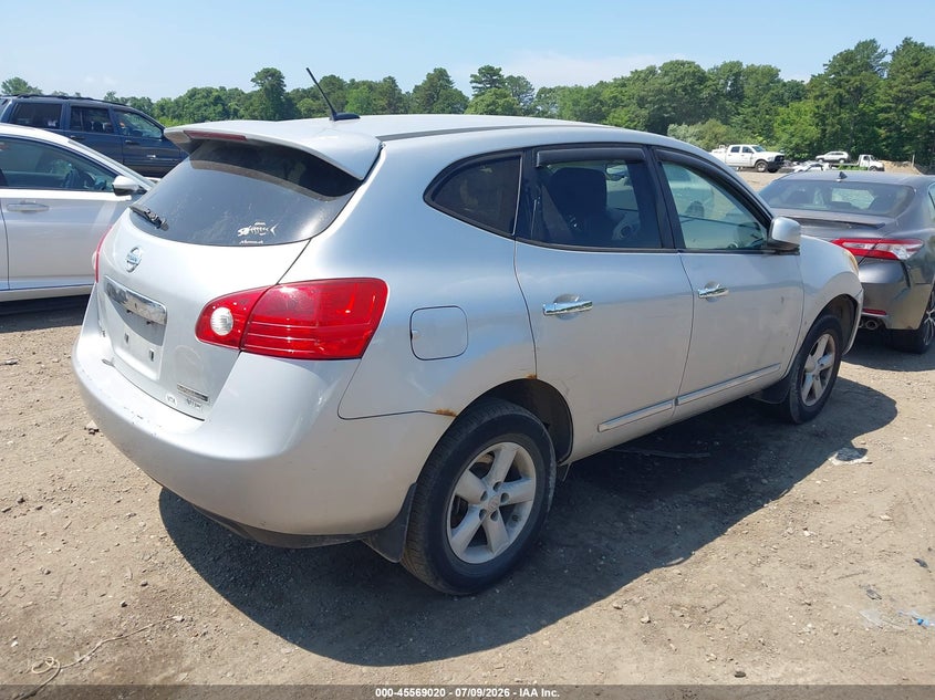 2013 Nissan Rogue sport VIN JN8AS5MV4DW647591 IAAI salvage auction — REAR END, Clear (New York), sold $425 on 2026-07-14 (photo 4)