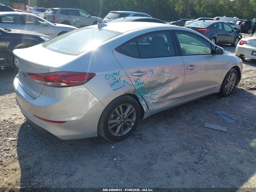 2018 Hyundai Elantra VIN 5NPD84LF0JH275275 IAAI salvage auction — UNKNOWN, Salvage (South Carolina), sold $2,100 on 2026-07-26 (photo 4)
