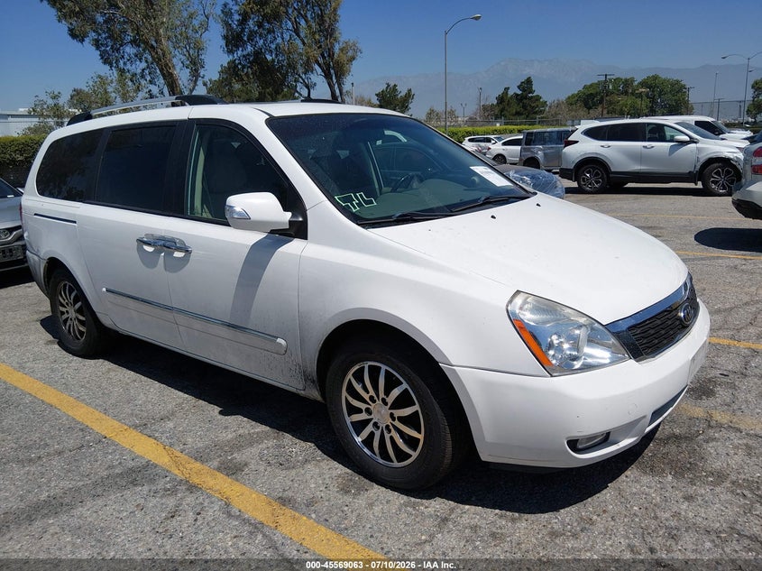 2012 Kia SEDONA VIN KNDMH4C76C6488432 IAAI salvage auction — RIGHT FRONT, Salvage Title, sold $125 on 2026-07-21 (photo 1)