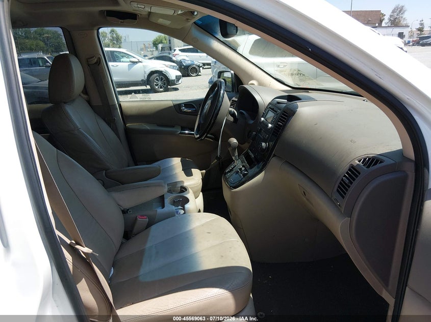 2012 Kia SEDONA VIN KNDMH4C76C6488432 IAAI salvage auction — RIGHT FRONT, Salvage Title, sold $125 on 2026-07-21 (photo 5)