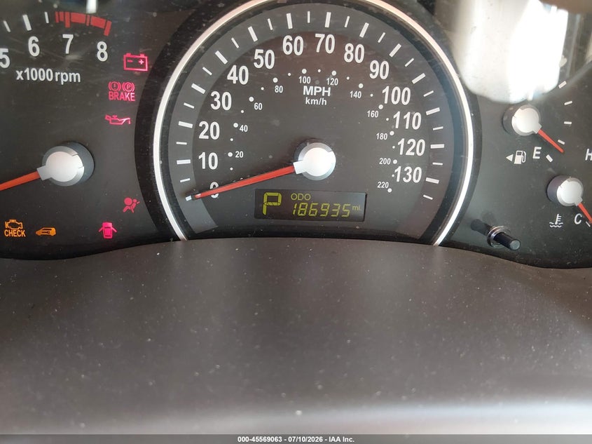 2012 Kia SEDONA VIN KNDMH4C76C6488432 IAAI salvage auction — RIGHT FRONT, Salvage Title, sold $125 on 2026-07-21 (photo 7)