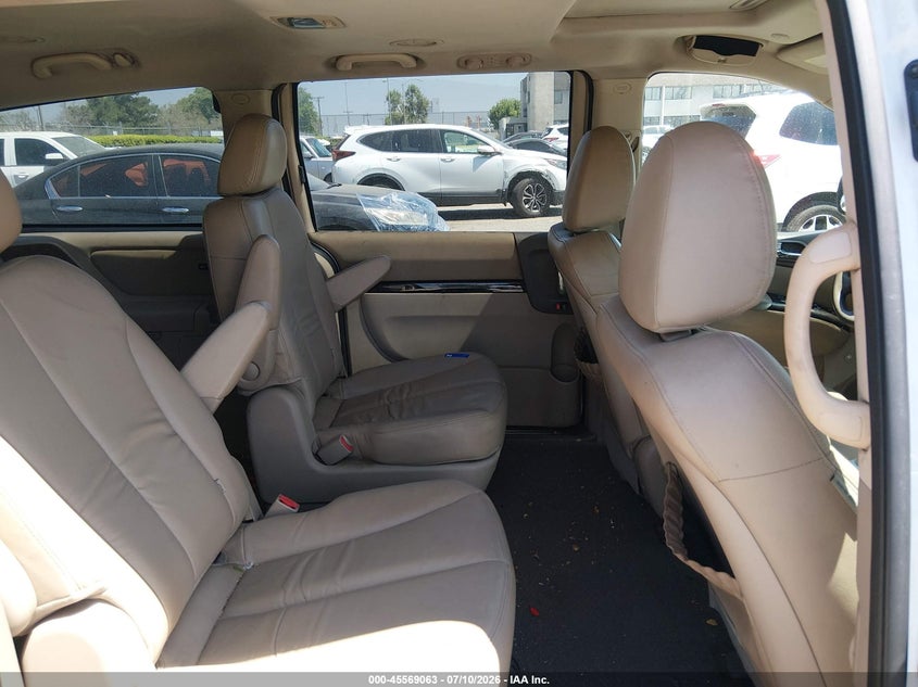 2012 Kia SEDONA VIN KNDMH4C76C6488432 IAAI salvage auction — RIGHT FRONT, Salvage Title, sold $125 on 2026-07-21 (photo 8)