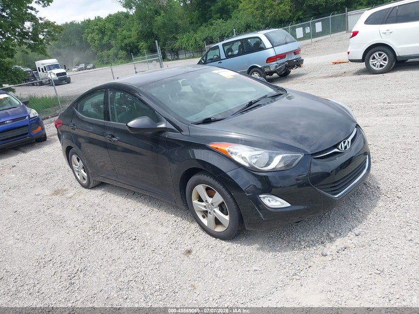 2013 Hyundai Elantra VIN KMHDH4AE1DU915817 IAAI salvage auction — REAR END, Original (Ohio), sold $225 on 2026-07-21 (photo 1)