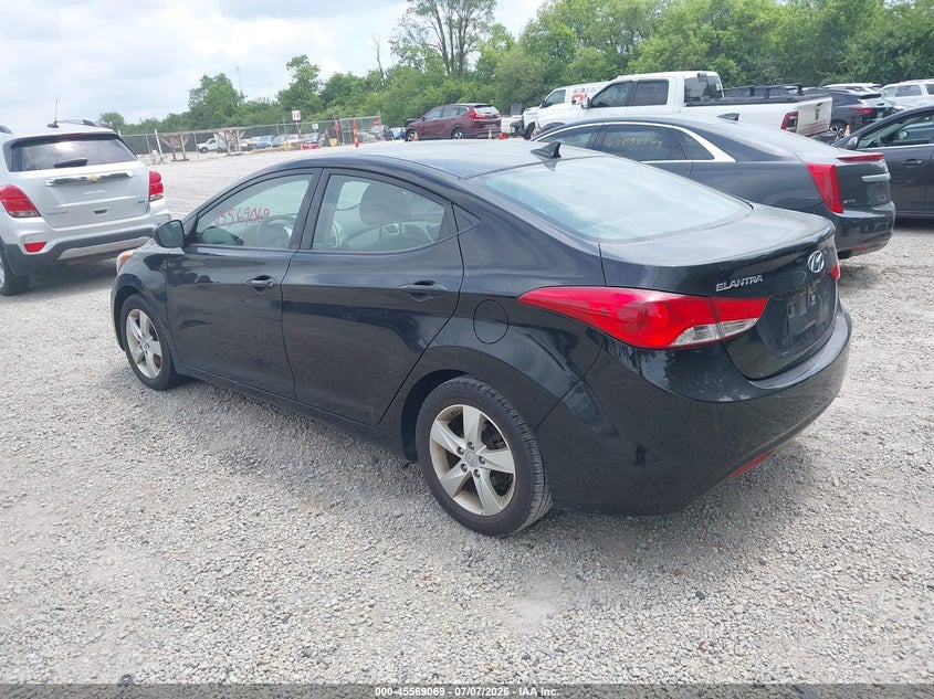 2013 Hyundai Elantra VIN KMHDH4AE1DU915817 IAAI salvage auction — REAR END, Original (Ohio), sold $225 on 2026-07-21 (photo 3)