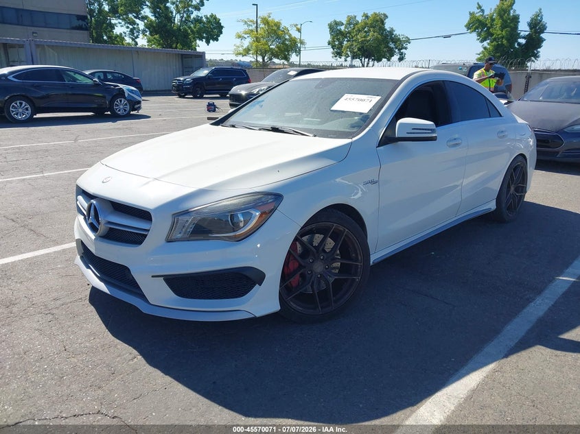 2014 Mercedes-benz Cla-klasse amg VIN WDDSJ5CB6EN072529 IAAI salvage auction — RIGHT REAR, Clear - Dealer Only (California), sold $9,000 on 2026-07-25 (photo 2)