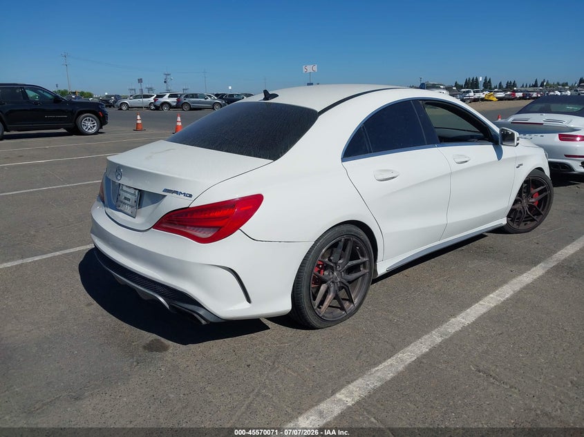 2014 Mercedes-benz Cla-klasse amg VIN WDDSJ5CB6EN072529 IAAI salvage auction — RIGHT REAR, Clear - Dealer Only (California), sold $9,000 on 2026-07-25 (photo 4)